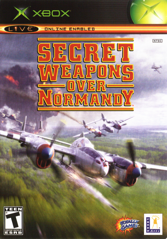Secret Weapons Over Normandy box art for Xbox